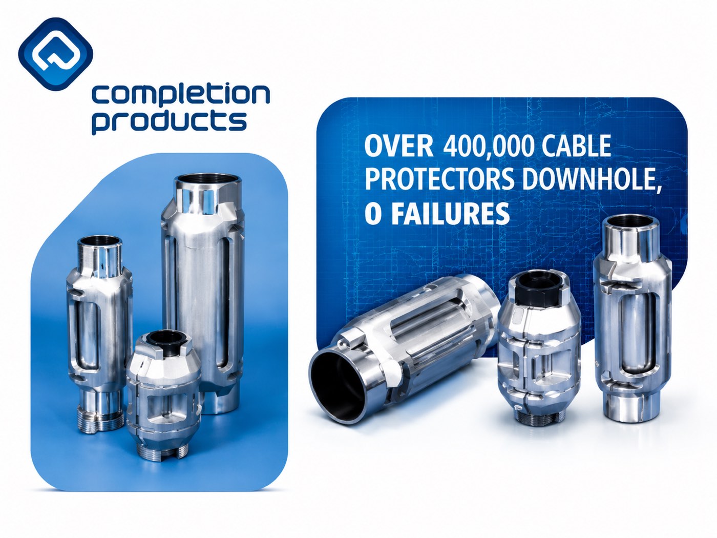 ESP cross-coupling cable protectors and MLE clamps